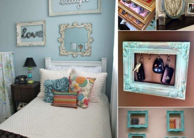 12 Cool Ideas to Recycle Craved Picture Frames fi