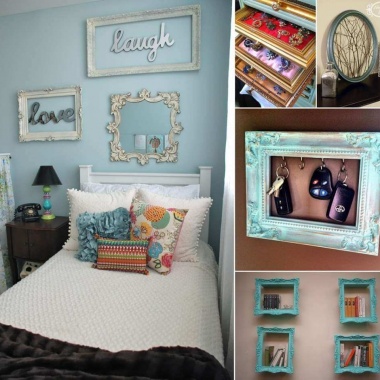 12 Cool Ideas to Recycle Craved Picture Frames fi