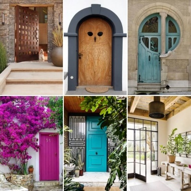 50 Stunning and Cool Front Door Designs fi