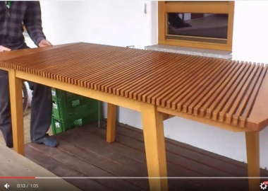 opened Expandable Table