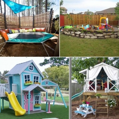 12 Super Cool Ideas for a Backyard Kids' Play Area fi