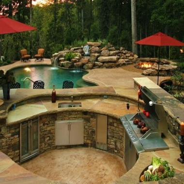 47 Amazing Outdoor Kitchen Designs That Will Take Your Breath Away fi