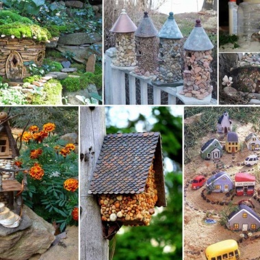 Adorably Cute Stone Houses for Your Garden fi