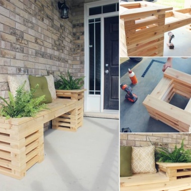 This Cedar Bench Will be a Perfect Addition to Your Porch fi