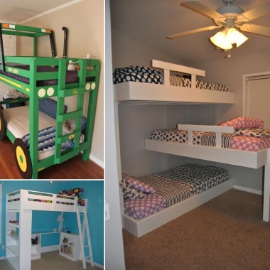 10 Cool DIY Bunk Bed Ideas for Kids fi