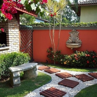 10 Cool Garden Walkway and Stepping Stones Combos fi