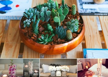 10 Creative DIY Coffee Table Centerpiece Ideas fi