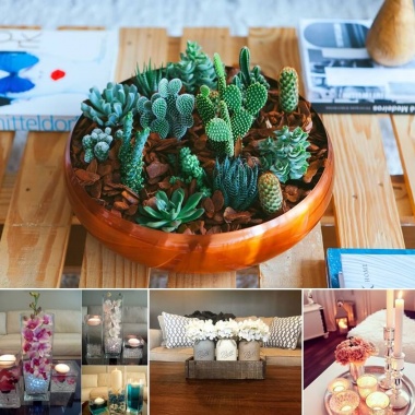 10 Creative DIY Coffee Table Centerpiece Ideas fi