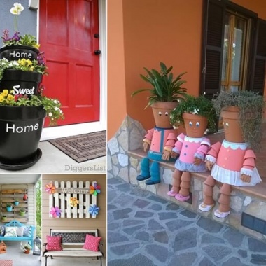 10 Lovely DIY Summer Front Porch Decor Ideas fi