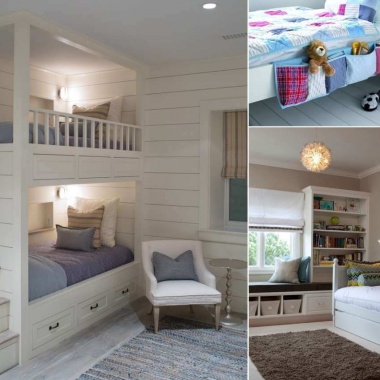 10 Clever Ways to Store More in a Small Kids' Room fi