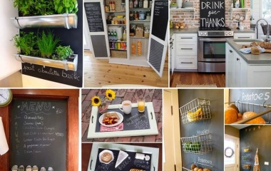 21 Interesting Kitchen Projects with Chalkboard Paint fi