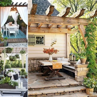 29 Cool Pergola Decor Ideas to Beautify Your Home's Outdoor Space fi