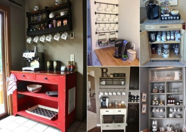 10 Cool Coffee Mug Storage Ideas for Your Coffee Station fi