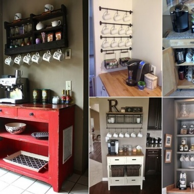 10 Cool Coffee Mug Storage Ideas for Your Coffee Station fi