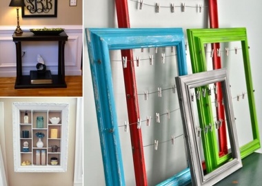 10 Creative Ways to Decorate with Dollar Store Picture Frames fi