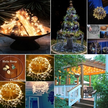 10 Magical Outdoor Decor Projects with Fairy Lights fi