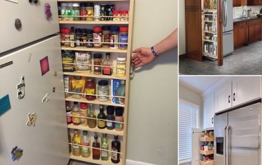 19 Clever Refrigerator Side Shelf Designs for Your Kitchen fi