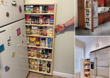 19 Clever Refrigerator Side Shelf Designs for Your Kitchen fi
