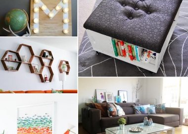 26 DIY Living Room Decor Projects That Won't Break The Bank fi