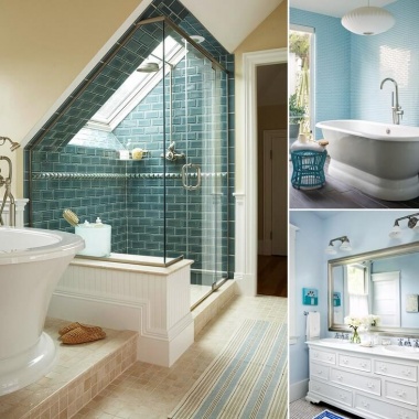 Beauteous Blue Bathroom Designs You Will Admire fi