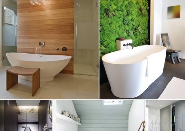 Creative and Interesting Bathroom Wall Designs fi