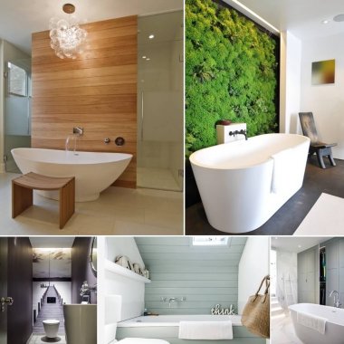 Creative and Interesting Bathroom Wall Designs fi