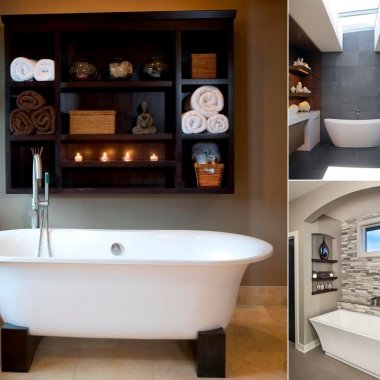 10 Chic and Classy Behind Bathtub Wall Ideas fi