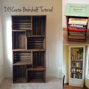 10 Cool DIY Bookcase Ideas That Won't Break The Bank fi