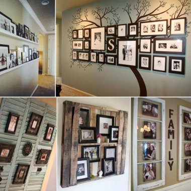 10 Cool Ways to Decorate Your Walls with Family Photos fi