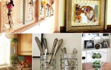 15 Creative Projects Made with Chicken Wire fi