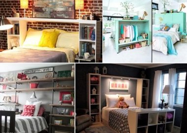 17 Clever and Superb Headboard Storage Ideas fi