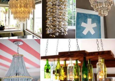 22 DIY Chandeliers for Home Decor and Parties fi