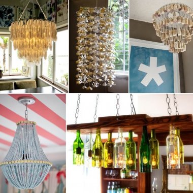 22 DIY Chandeliers for Home Decor and Parties fi