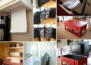 25 Clever and Creative Hideaway Projects for Your Home fi