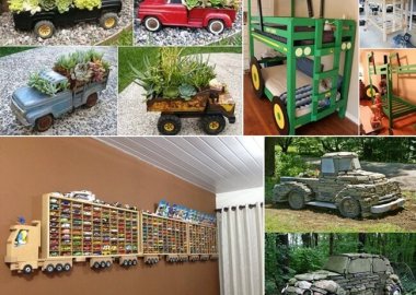 Cool Truck and Tractor Inspired Home Decor Projects fi