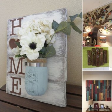 Creative Ways to Create a Wall Art from Pallets fi