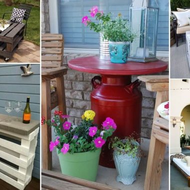 Make an Outdoor Table for Your Patio or Garden fi