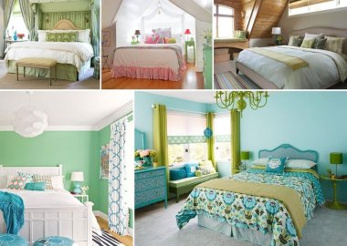 Refresh Your Bedroom's Decor with Green Color fi