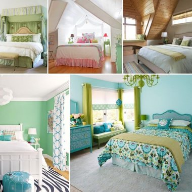 Refresh Your Bedroom's Decor with Green Color fi