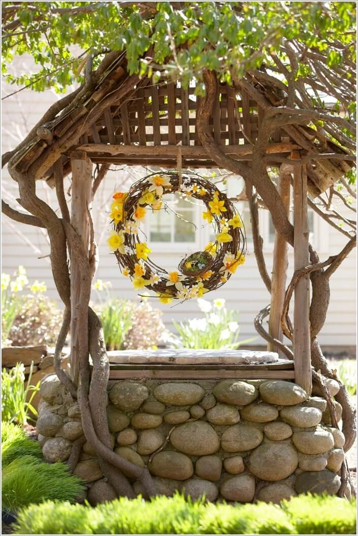 10 creative garden wishing well ideas for your home