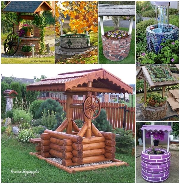 10 Creative Garden Wishing Well Ideas, Garden Wishing Well Ideas