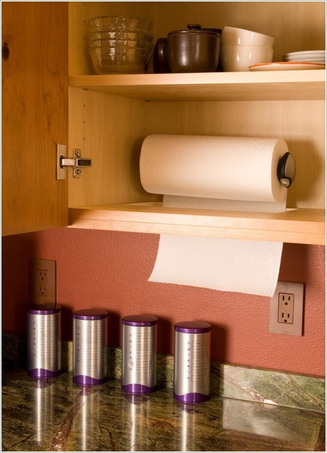 15 Clever Kitchen Towel Storage Ideas