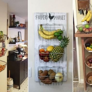 10 Amazing DIY Produce Storage Ideas for Your Kitchen fi