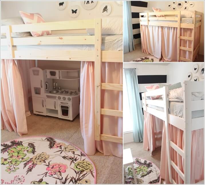 Creative Ways To Decorate Under A Loft Bed, Decorating Loft Bed Ideas