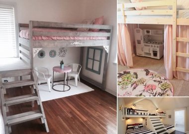 10 Creative Ways to Decorate Under a Loft Bed fi