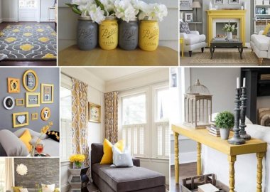 Style Your Living Room in Gorgeous Gray and Yellow fi
