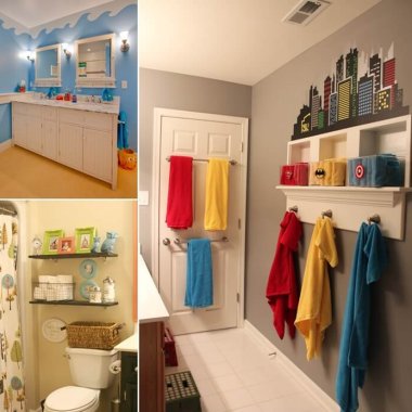 10 Cute and Creative Ideas for a Kids' Bathroom fi