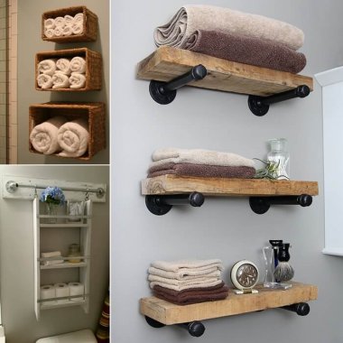 15 DIY Bathroom Shelving Ideas That Can Boost Storage fi
