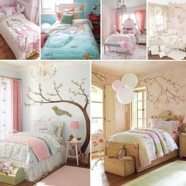 31 Lovely Bedding Ideas for Girls' Bedroom fi