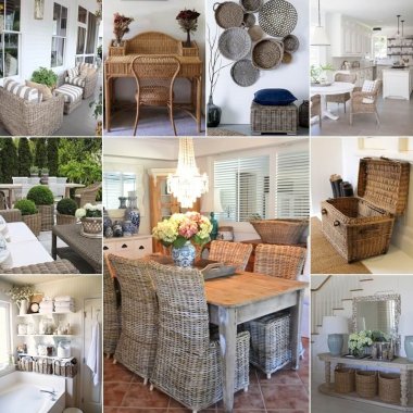 37 Lovely Ways to Decorate with Wicker fi
